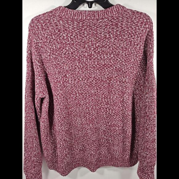 Universal Thread M Womens Knit Sweater Pink Red White Mixed Colors Size Medium - Picture 6 of 10